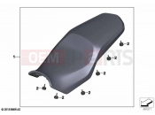 BMW Motorrad BMW 2021 F models F 850 GS (0B39) Seat bench | Seat bench