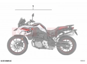 BMW Motorrad BMW 2021 F models F 850 GS (0B39) Sticker set 3 | Sticker set 3