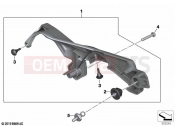 BMW Motorrad BMW 2021 F models F 850 GS (0B39) Cover, cable runway | Cover, cable runway