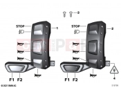 BMW Motorrad BMW 2021 F models F 850 GS (0B39) Additional switch special vehicle left 2 | Additional switch special vehicle left 2