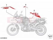 BMW Motorrad BMW 2022 F models F 850 GS Adv. (0K04) Stick-on label 3 | Stick-on label 3
