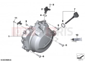 BMW Motorrad BMW 2022 F models F 850 GS Adv. (0K04) Engine housing cover, left | Engine housing cover, left