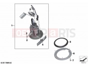 BMW Motorrad BMW 2022 F models F 850 GS Adv. (0K04) Fuel pump / lever sensor | Fuel pump / lever sensor