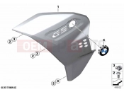BMW Motorrad BMW 2021 F models F 850 GS Adv. (0K04) Radiator trim | Radiator trim
