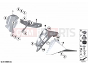BMW Motorrad BMW 2020 F models F 850 GS Adve. (0K00) Wind deflector | Wind deflector