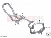BMW Motorrad BMW 2020 F models F 850 GS Adve. (0K00) Engine protection bar | Engine protection bar