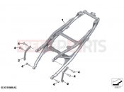 BMW Motorrad BMW 2022 F models F 900 R (0K11, 0K13) Rear frame | Rear frame