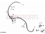 BMW Motorrad BMW 2022 F models F 900 R (0K11, 0K13) Clutch cable | Clutch cable