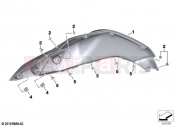 BMW Motorrad BMW 2021 F models F 900 R (0K11, 0K13) Fairing side panel, front | Fairing side panel, front