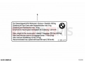 BMW Motorrad BMW 2021 F models F 900 R (0K11, 0K13) Instruction notice, Payload | Instruction notice, Payload