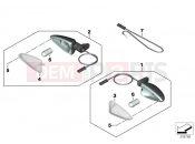 BMW Motorrad BMW 2021 F models F 900 R (0K11, 0K13) Turn indicators, front | Turn indicators, front