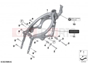 BMW Motorrad BMW 2021 F models F 900 R (0K14) Front frame | Front frame