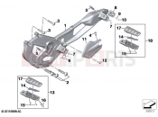BMW Motorrad BMW 2021 F models F 900 R (0K14) Footpeg system | Footpeg system