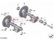 BMW Motorrad BMW 2021 F models F 900 R (0K14) Compensating shaft | Compensating shaft