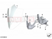 BMW Motorrad BMW 2021 F models F 900 R (0K14) Windscreen, high | Windscreen, high
