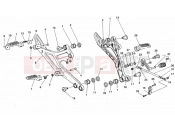 DUCATI 1999 Monster 750 Dark City FOOTREST » FRAME