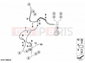 BMW Motorrad BMW 2021 F models F 900 R A2 (0K31) Brake lines, front | Brake lines, front