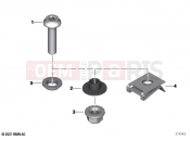 BMW Motorrad BMW 2021 F models F 900 R A2 (0K31) Mounting yaw sensor | Mounting yaw sensor