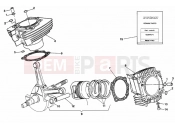DUCATI 1999 Supersport 750 SS CYLINDER - PISTON » ENGINE CASE