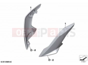 BMW Motorrad BMW 2020 G models G 310 R (0G21) Headlight trim blank | Headlight trim blank