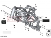BMW Motorrad BMW 2020 G models G 310 R (0G21) Main frame | Main frame