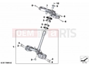 BMW Motorrad BMW 2020 G models G 310 R (0G21) Fork bridge, bottom / top | Fork bridge, bottom / top