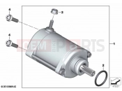 BMW Motorrad BMW 2020 G models G 310 R (0G21) Starter | Starter