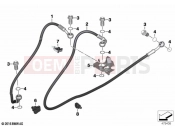 BMW Motorrad BMW 2020 G models G 310 R (0G21) Brake lines, front 2 | Brake lines, front 2