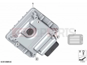 BMW Motorrad BMW 2020 G models G 310 R (0G21) Control unit BMS-E2B | Control unit BMS-E2B