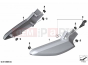 Rear side panel | Rear side panel - BMW Motorrad K 1600 Bagger 22 (0F61, 0F63) 2023
