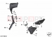 Cover frame | Cover frame - BMW Motorrad K 1600 Bagger 22 (0F61, 0F63) 2023