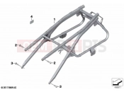 Rear frame | Rear frame - BMW Motorrad K 1600 Bagger 22 (0F61, 0F63) 2023