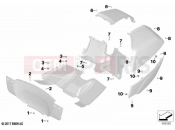 Mounting for trim panel for topcase | Mounting for trim panel for topcase - BMW Motorrad K 1600 Bagger 22 (0F61, 0F63) 2023
