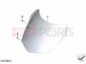 Windshield, low | Windshield, low - BMW Motorrad K 1600 Bagger 22 (0F61, 0F63) 2023
