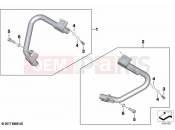 Engine protection bar 2 | Engine protection bar 2 - BMW Motorrad K 1600 Bagger 22 (0F61, 0F63) 2023
