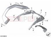 Tail trim | Tail trim - BMW Motorrad K 1600 Bagger 22 (0F61, 0F63) 2023
