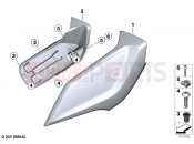 Slipstream deflector | Slipstream deflector - BMW Motorrad K 1600 Bagger 22 (0F61, 0F63) 2023