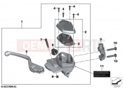 Handbrake control assembly | Handbrake control assembly - BMW Motorrad K 1600 Bagger 22 (0F61, 0F63) 2023