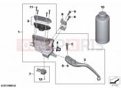 Clutch control assembly | Clutch control assembly - BMW Motorrad K 1600 Bagger 22 (0F61, 0F63) 2023