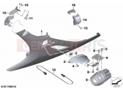 Retrofitting, LED additional headlight | Retrofitting, LED additional headlight - BMW Motorrad K 1600 Bagger 22 (0F61, 0F63) 2023