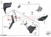 Set cover for frame | Set cover for frame - BMW Motorrad K 1600 Bagger 22 (0F61, 0F63) 2023