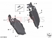 Storage compartment | Storage compartment - BMW Motorrad K 1600 Bagger 22 (0F61, 0F63) 2023