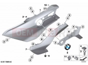 BMW Motorrad BMW 2020 K models K 1600 Bagger 22 (0F61, 0F63) Fairing side section, front | Fairing side section, front