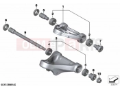 BMW Motorrad BMW 2020 K models K 1600 Bagger 22 (0F61, 0F63) Trailing arm | Trailing arm