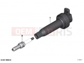 BMW Motorrad BMW 2020 K models K 1600 Bagger 22 (0F61, 0F63) Ignition coil / spark plug | Ignition coil / spark plug