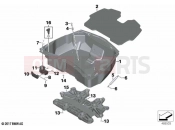 BMW Motorrad BMW 2020 K models K 1600 Bagger 22 (0F61, 0F63) Topcase bottom section | Topcase bottom section