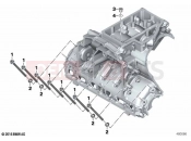 BMW Motorrad BMW 2020 K models K 1600 Bagger 22 (0F61, 0F63) Screw con.f.engine housing lower section | Screw con.f.engine housing lower section