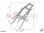 BMW Motorrad BMW 2021 K models K 1600 GT 22 (0F21, 0F23) Rear frame | Rear frame