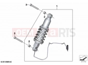 BMW Motorrad BMW 2021 K models K 1600 GT 22 (0F21, 0F23) Spring strut ESA front | Spring strut ESA front