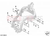 BMW Motorrad BMW 2021 K models K 1600 GT 22 (0F21, 0F23) Engine Suspension | Engine Suspension